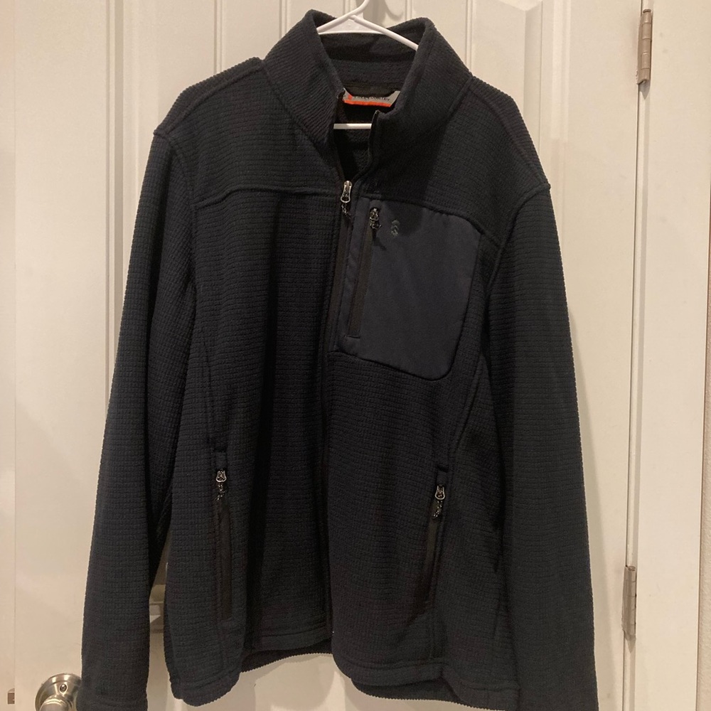Fleece long sleeve zip up
